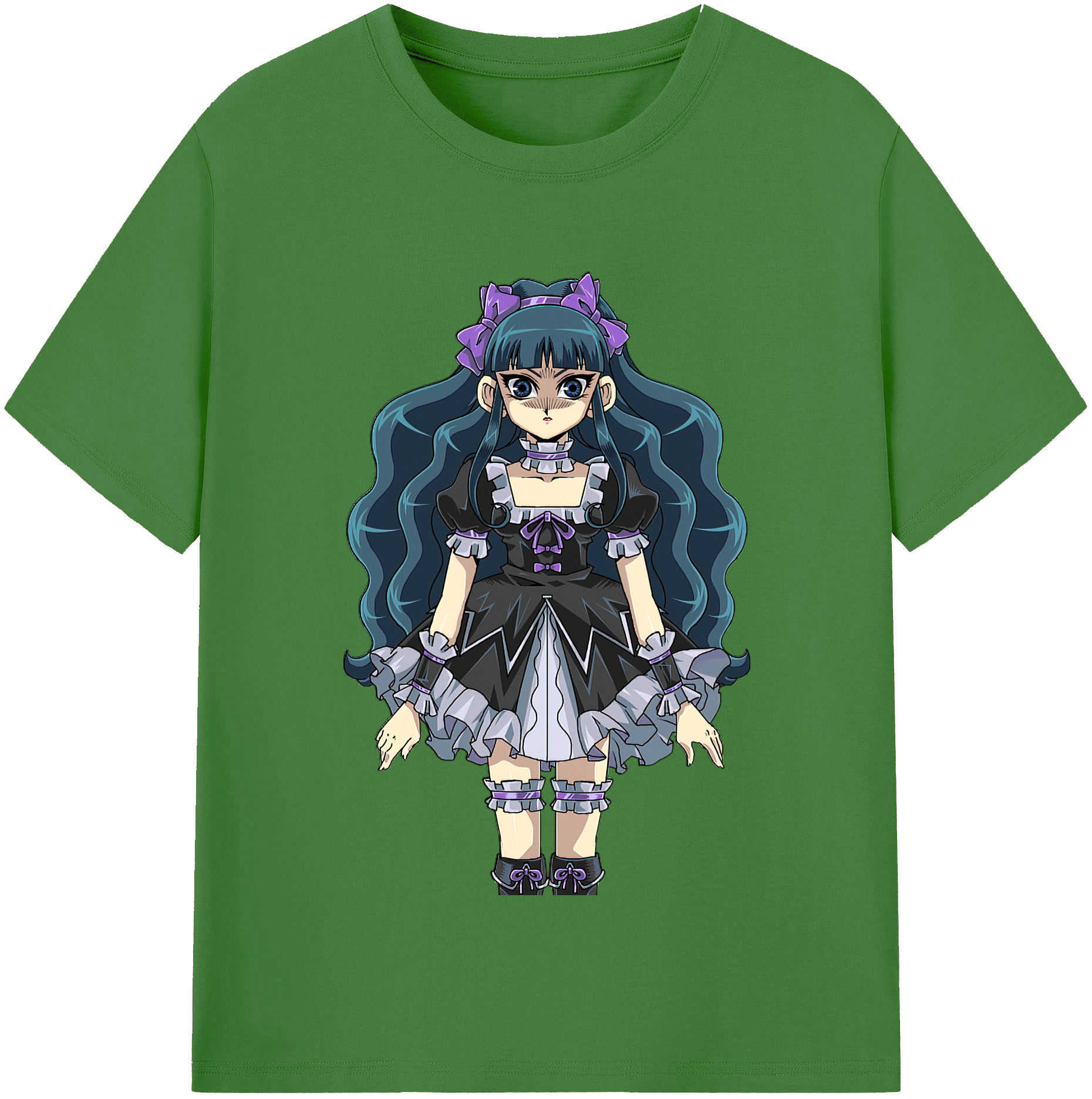 （画像用） 遊☆戯☆王 Yu-Gi-Oh! レディースカジュアルプリントTシャツ（綿100％）